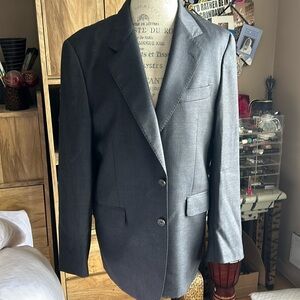 Dei Davico Gray Wool Suit Blazer - 40R